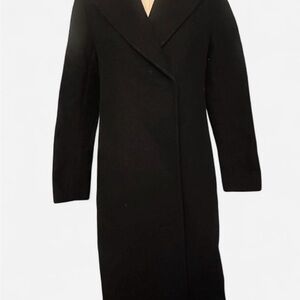 Theory Elegant Black Overcoat